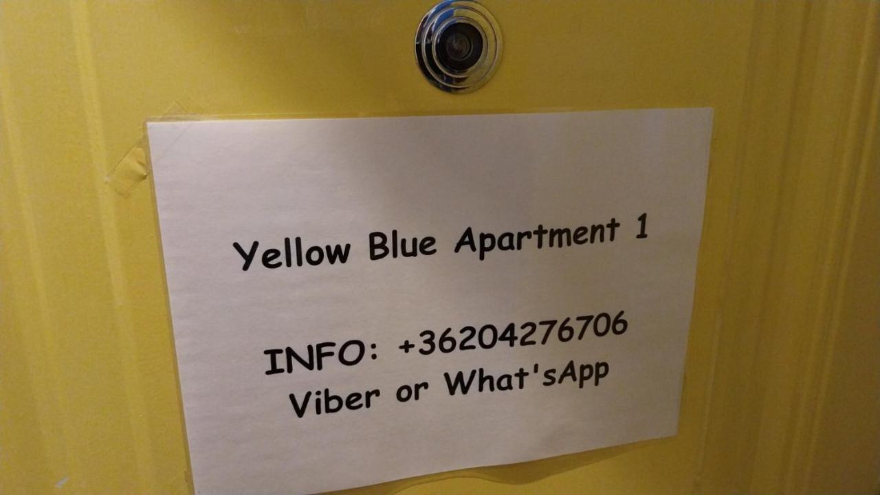 Yellow Blue Apartment Βουδαπέστη Εξωτερικό φωτογραφία