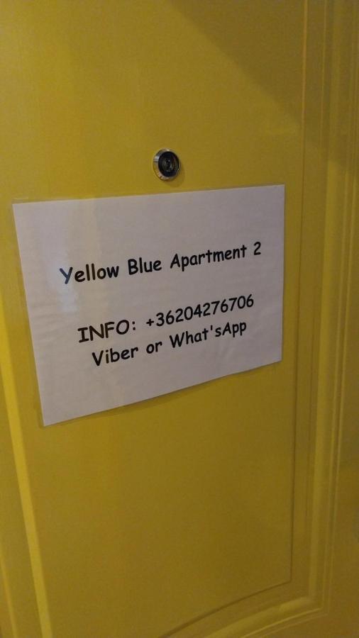 Yellow Blue Apartment Βουδαπέστη Εξωτερικό φωτογραφία